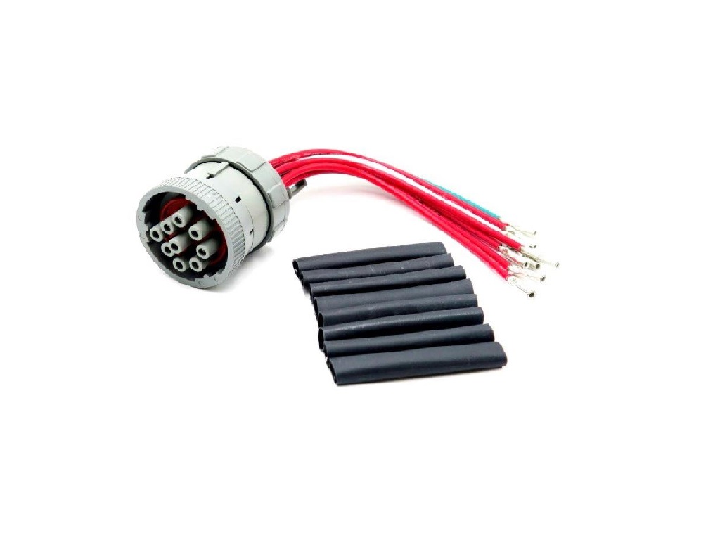 RECEPTACLE, MOTOR W/WIRE LEADS