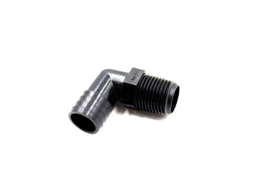 ELBOW 1/2NPTF X 3/4 BARB